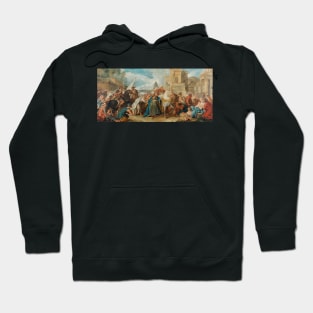 The Triumph of Mordecai by Jean-Francois de Troy Hoodie